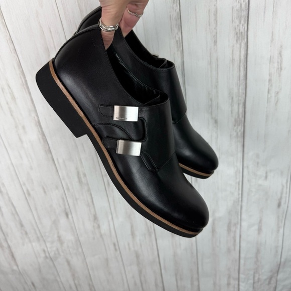 Calvin Klein Finnegan black dress shoes 10.5 - Picture 1 of 10